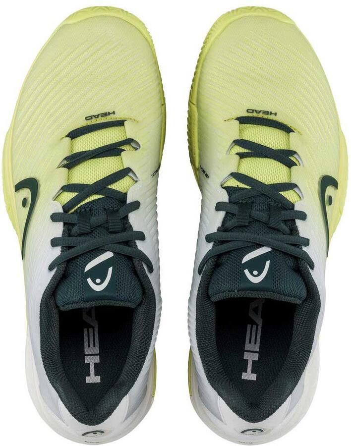 Head _RevoltPro4.0_Tennisschoenen_Gravel_Heren_Wit Groen - Foto 2