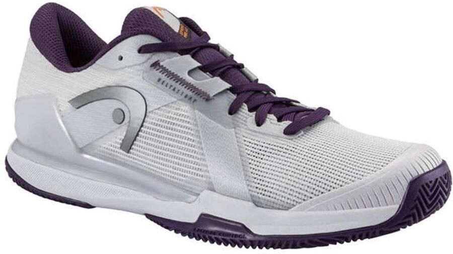 Head Tennisschoen Men Sprint Pro 4.0 Clay Light Grey Purple Night