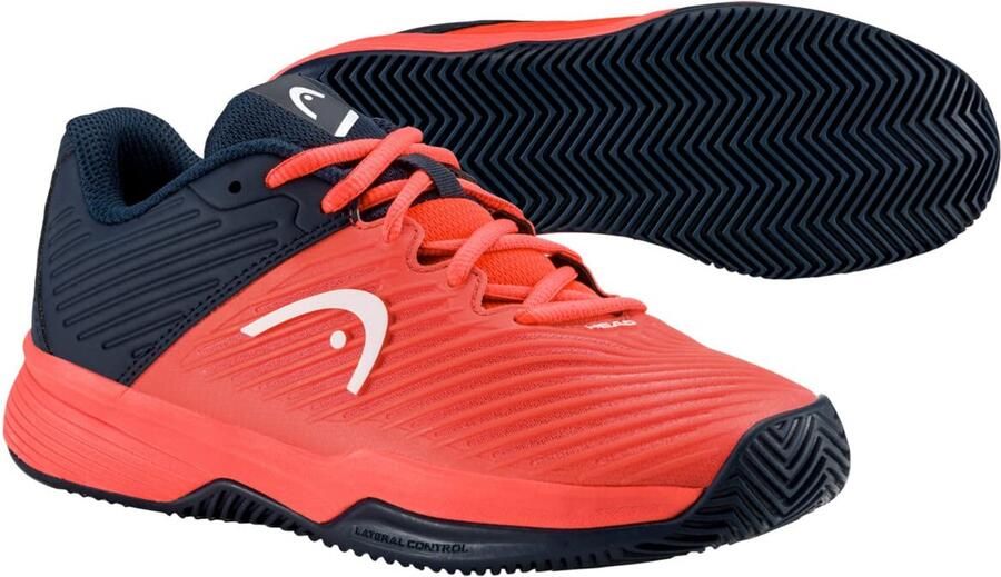 HEAD RACKET Revolt Pro 4.0 Clay Gravel Schoenen Oranje Blauw Jongen - Foto 2