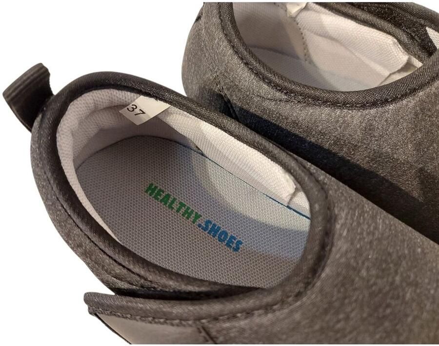 Healty Shoes Healthy Shoes Klittenbandschoen Ullapool Grijs - Foto 2