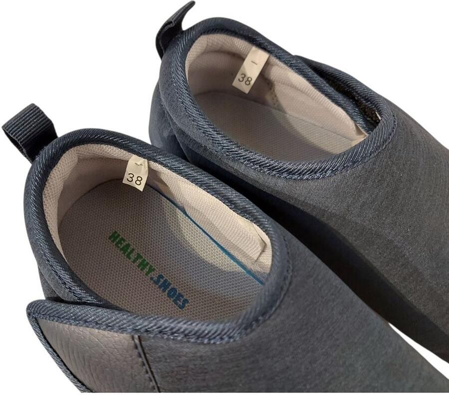 Healty Shoes Healthy Shoes Klittenbandschoen Ullapool Blauw
