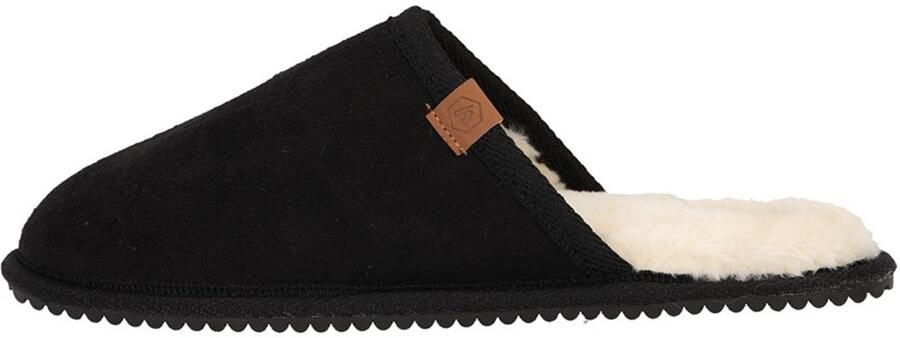 Heat Essentials Suede Pantoffels Dames Zwart 41 42 Pantoffels Dames Instap Sloffen Dames