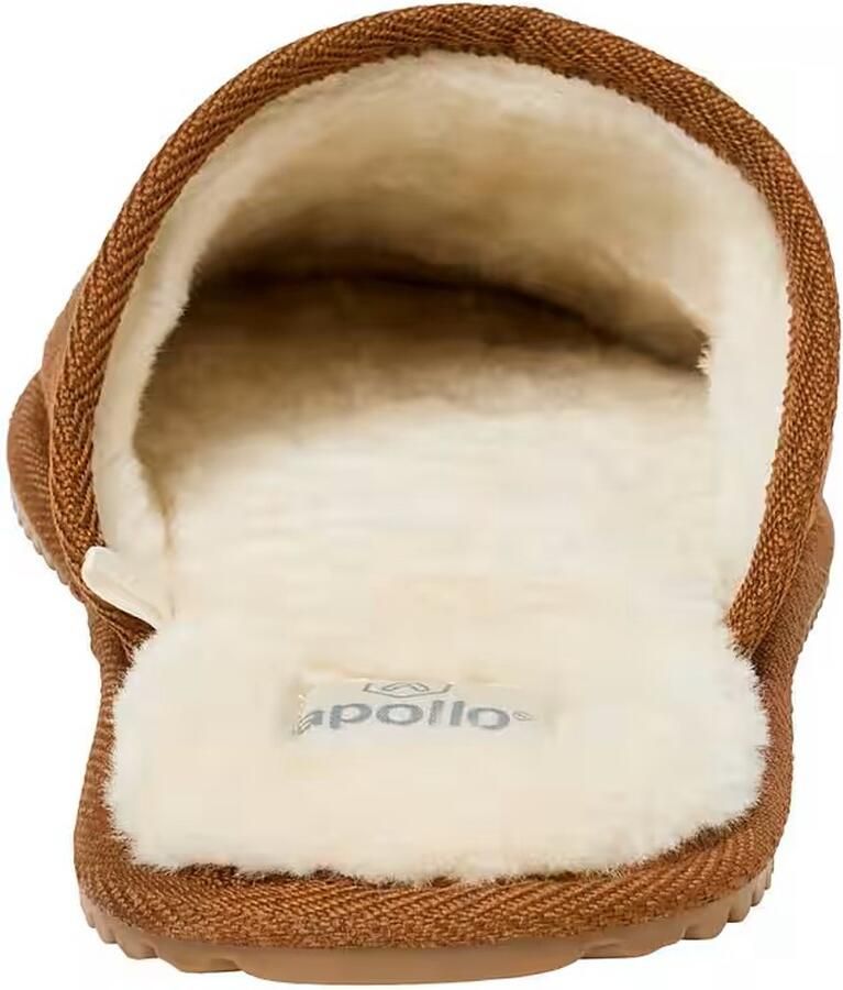 Heat Essentials Suede Pantoffels Heren Cognac Instap Sloffen Heren Spaanse Sloffen Antislip