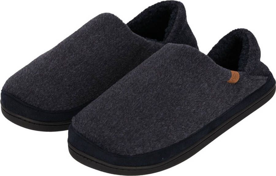 Heat Essentials Pantoffels Heren Sloffen Heren Denim Blauw 41-42 Spaanse Sloffen Slippers Heren Huissokken