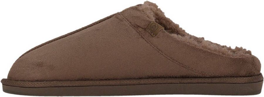 Heat Essentials Pantoffels Heren Taupe Bruin 43 44 Heren Pantoffels Sloffen Heren Suede Look - Foto 2