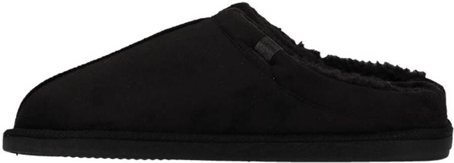 Heat Essentials Pantoffels Heren Zwart 45 46 Heren Pantoffels Sloffen Heren Suede Look - Foto 2