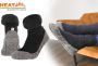 Heat Essentials Wollen Pantoffel Sokken Antraciet 43 44 Pantoffels Heren Sloffen Heren Unisex Antislip Sokken Huissokken - Thumbnail 2