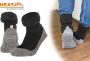 Heat Essentials Wollen Pantoffel Sokken Antraciet 43 44 Pantoffels Heren Sloffen Heren Unisex Antislip Sokken Huissokken - Thumbnail 1