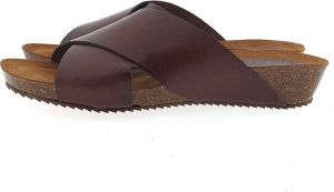HEE 21025 Slipper bruin combi 40