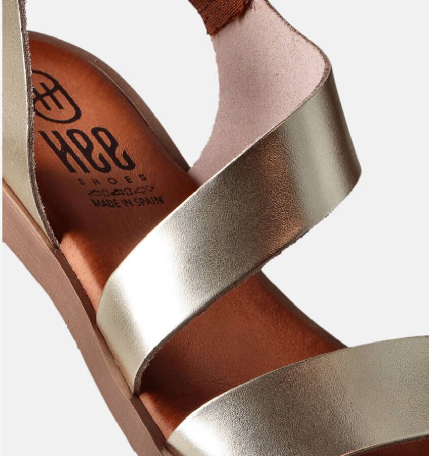 Hee! Dames Sandaal Goud ROSEGOLD