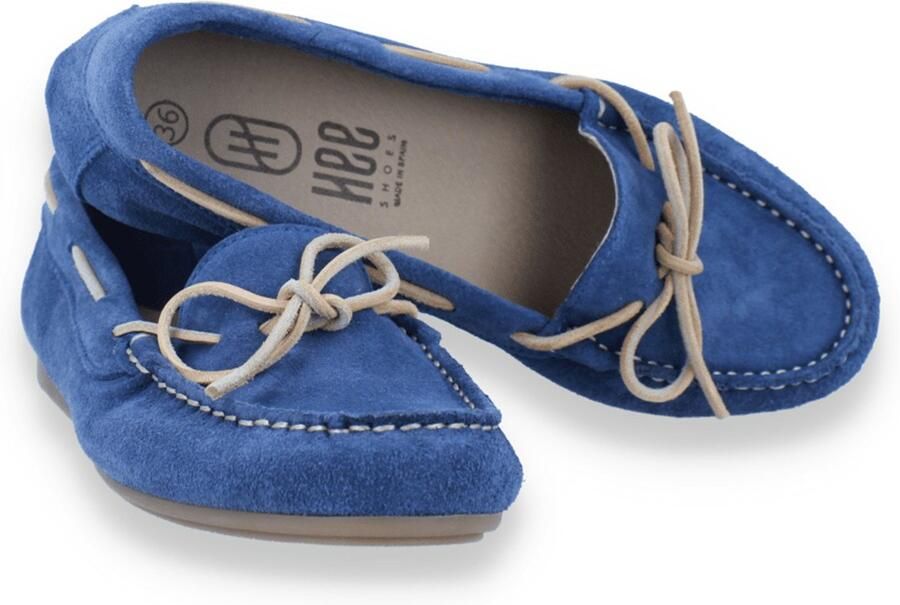 Hee! Dames Bootschoen Blauw
