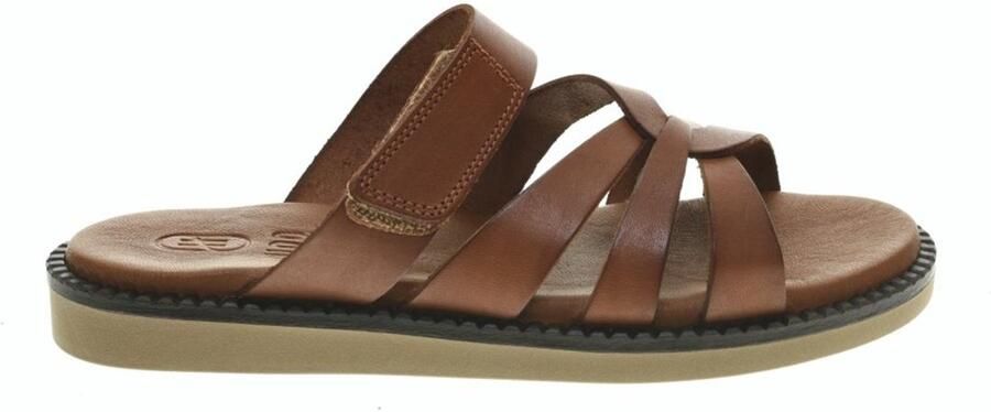HEE Dames Cognac Instapper Velcro
