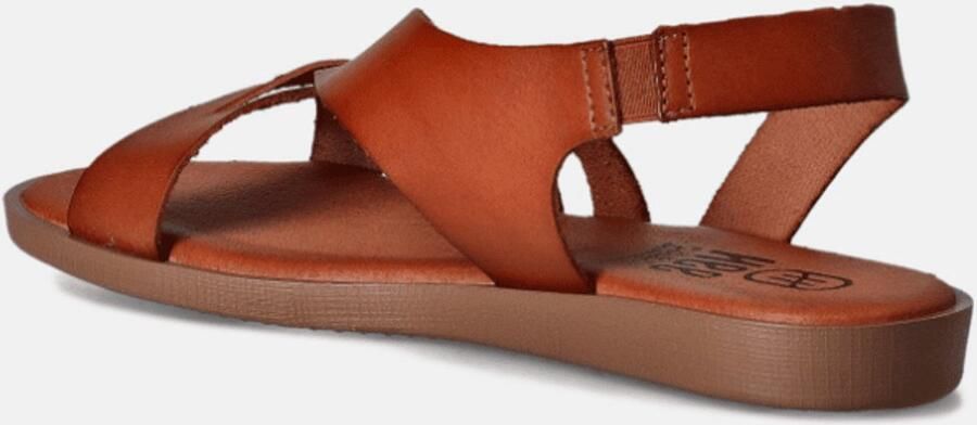 Hee! Dames Sandaal Cognac
