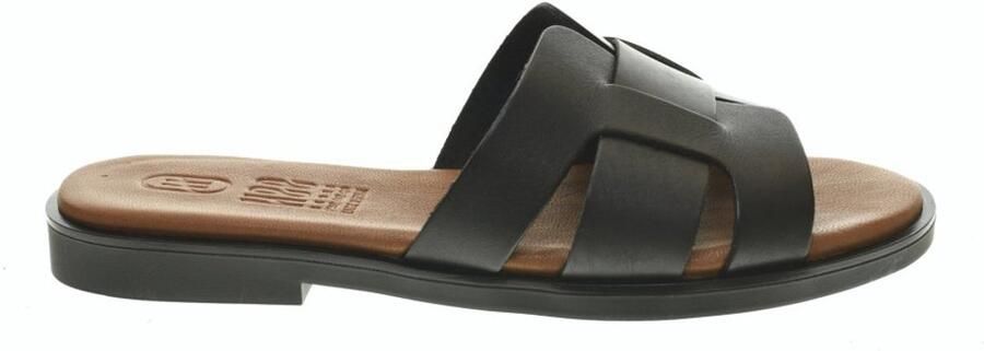 HEE Zwarte Mode Fashion Slipper Instapper