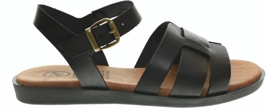 HEE Zwarte Platte Sandalen Fashion