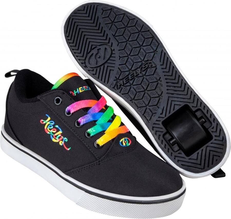Heelys Pro 20 Black Rainbow Cursive