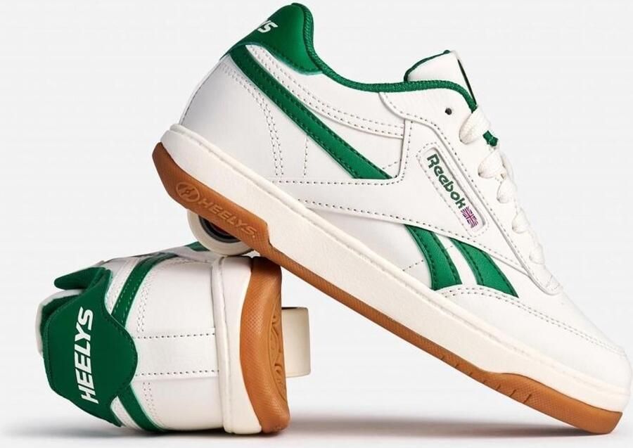 Heelys Reebok Club C wit groen kids (HLY-B1W-7595)