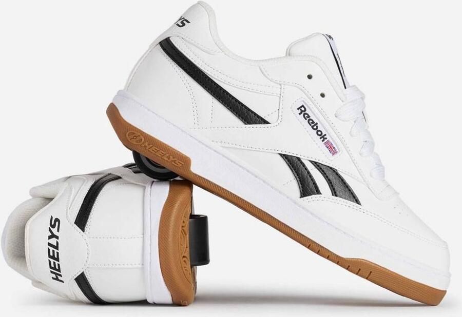 Heelys Reebok Club C wit zwart kids (HLY-B1W-7929)
