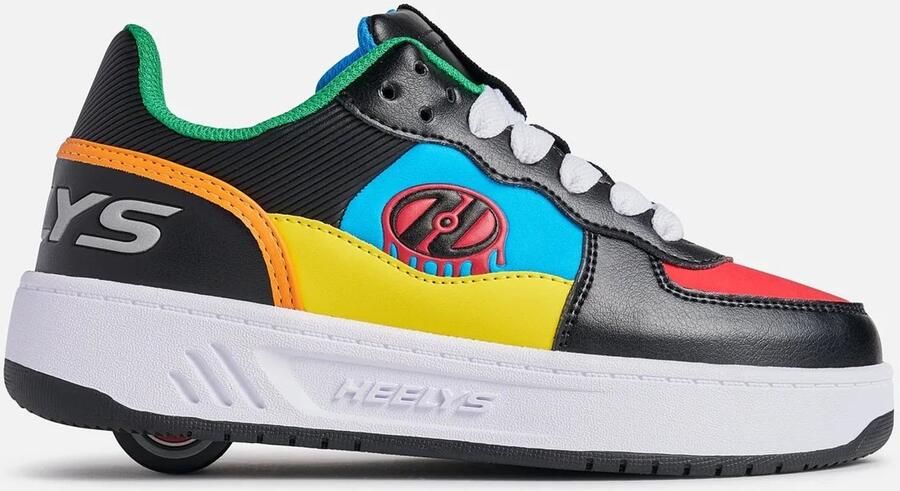 Heelys Rezerve Low Black Red Cyan Yellow Lage met ABE