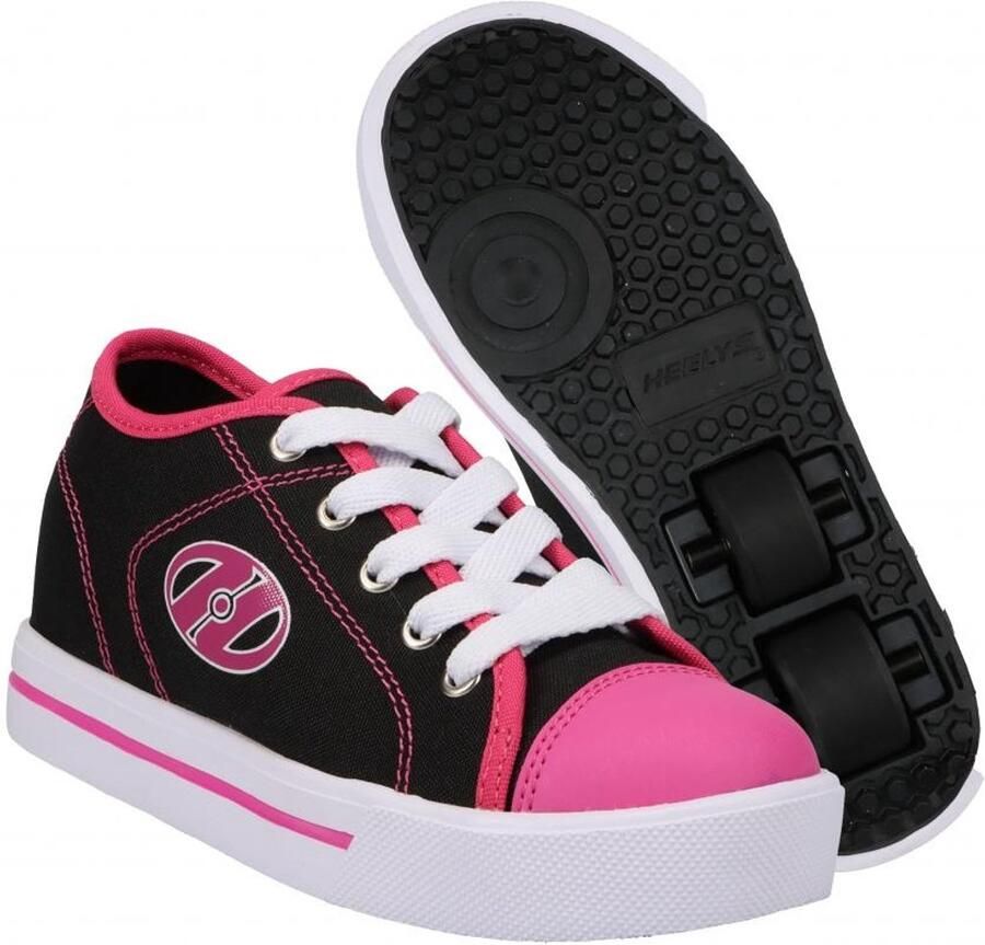 Heelys Kinder Sneaker Classic X2 HE101461 HE114 Black White Hot Pink - Foto 2