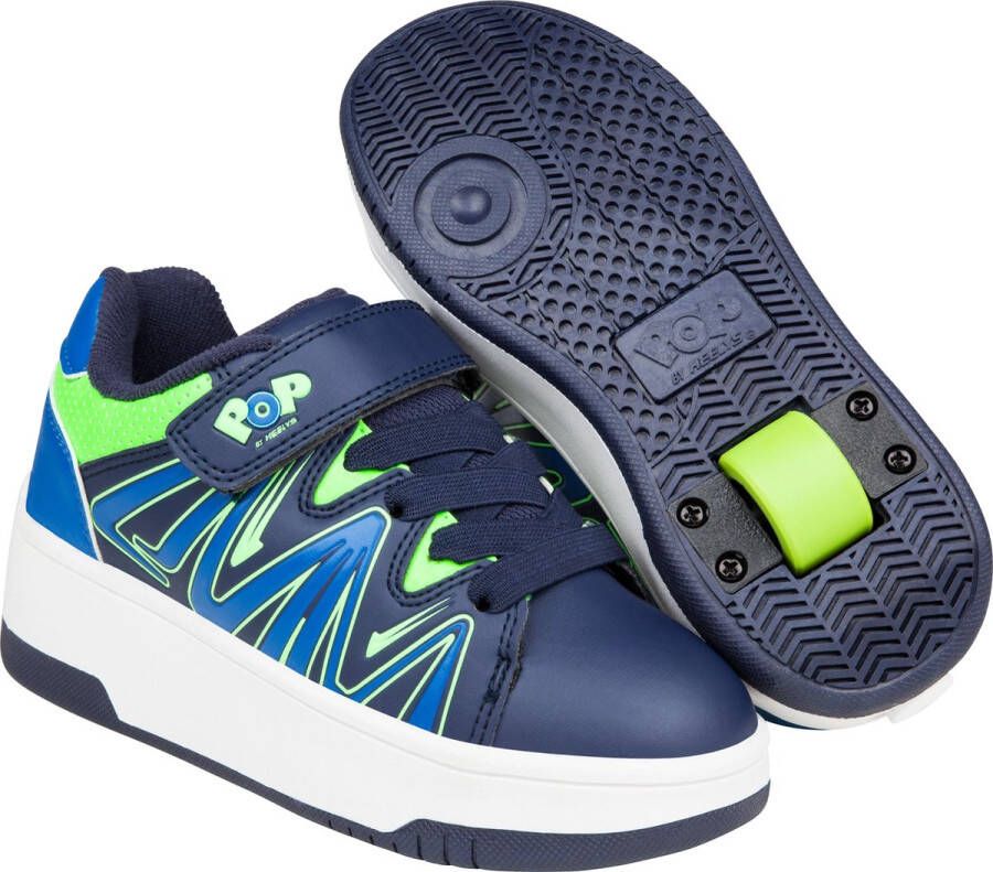 Heelys Pop Burst Sneakers voor Jongens Blauw Groen