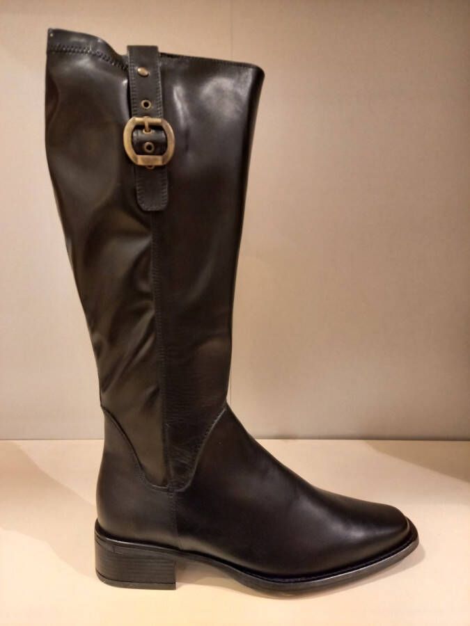 Helioform Comfort plus lange laars 630.001.001 wijdte H XL schacht stretch zwart uitneembare zool