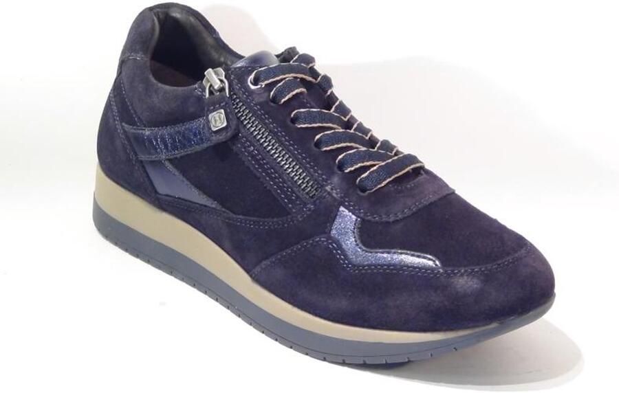 Helioform -art 253.060 0405-blauw-dames-H leest-veter rits