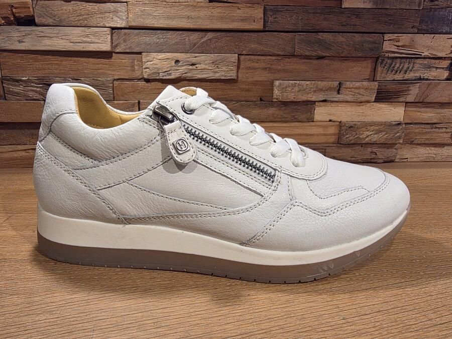 Helioform art 253.062 0100 dames wit leer veter rits