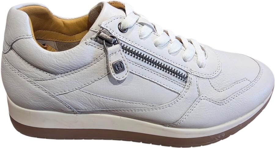 Helioform art 253.062 0100 dames wit leer veter rits