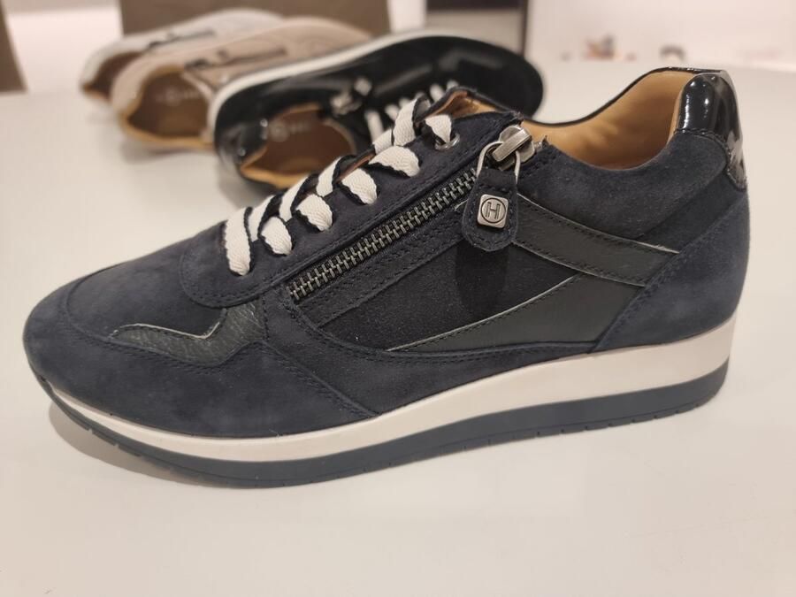 Helioform art 253.062 0405 dames veter rits H leest blauw