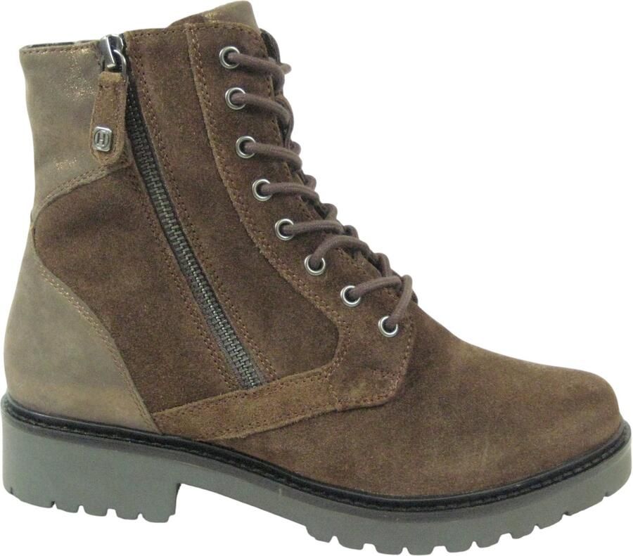 Helioform Dames veterboot Extra breed Wijdte H Artikel 689.011.0424 Bruin
