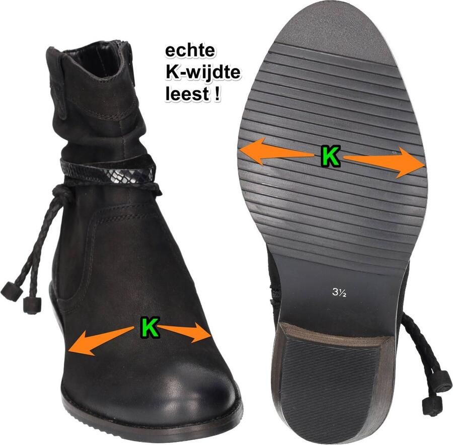 Helioform -Dames zwart laarzen