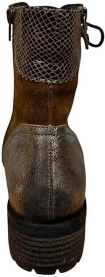 Helioform half hoge veterboots extra breed wijdte H 658.025.0425 Cognac