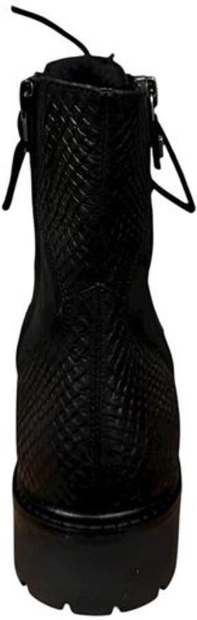 Helioform half hoge veterboots extra breed wijdte K 659.012.0324 Zwart