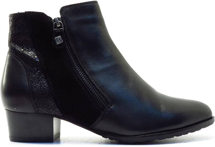 Helioform 560.016-0324 dames enkellaarzen gekleed (7.5) zwart