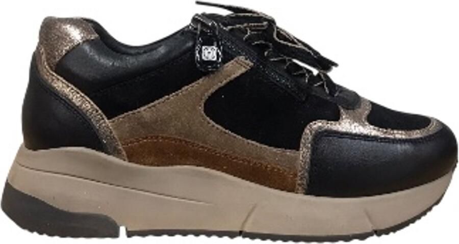 Helioform sneaker extra breed wijdte K 294.002.0404 Zwart Combi