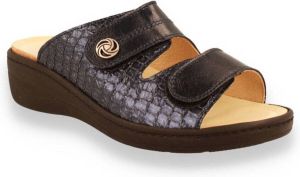 Helix dames slipper night blue BLAUW