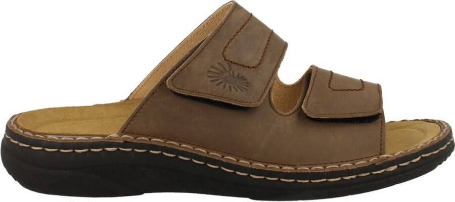 Helix heren pantoffel bruin