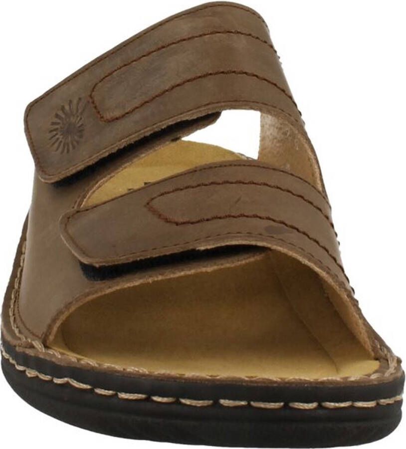 Helix heren pantoffel bruin