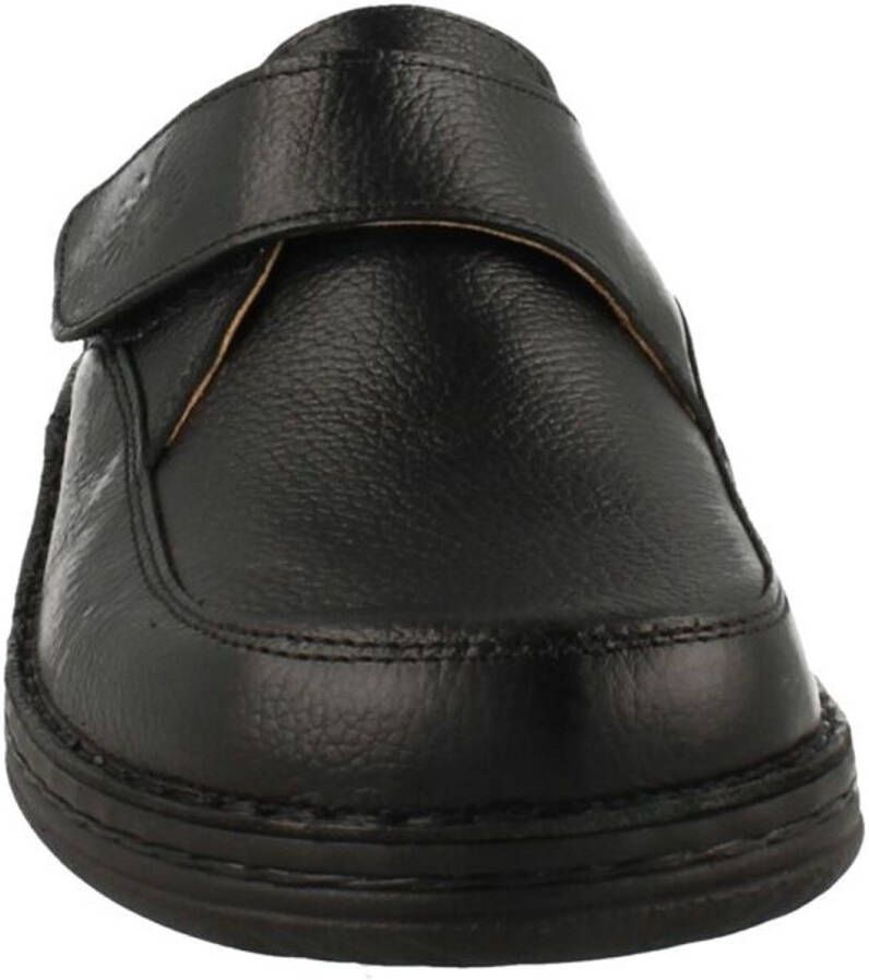 Helix heren pantoffel zwart