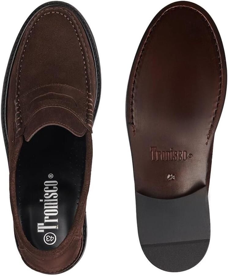 Herenschoenen met verhoging tot leer