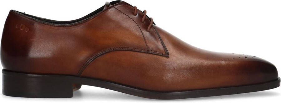 Heritage Heren Cognac leren veterschoenen