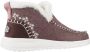 Hey Dude Denny Wool Faux Shearling Schoenen Bruin Vrouw - Thumbnail 4