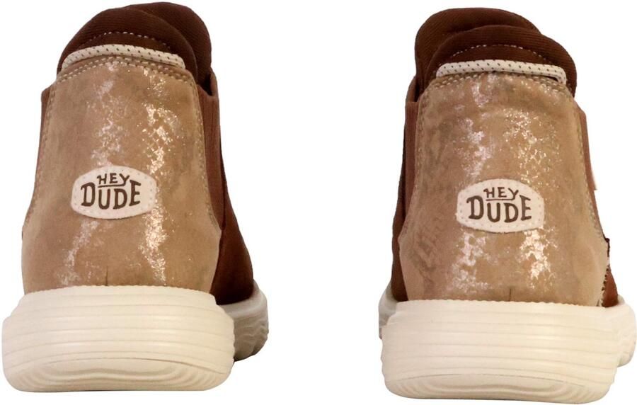 Hey Dude Branson W Suede Bootschoenen Zamszowa Cholewka Elegante Chelsea Design Waterafstotende Bovenkant - Foto 2