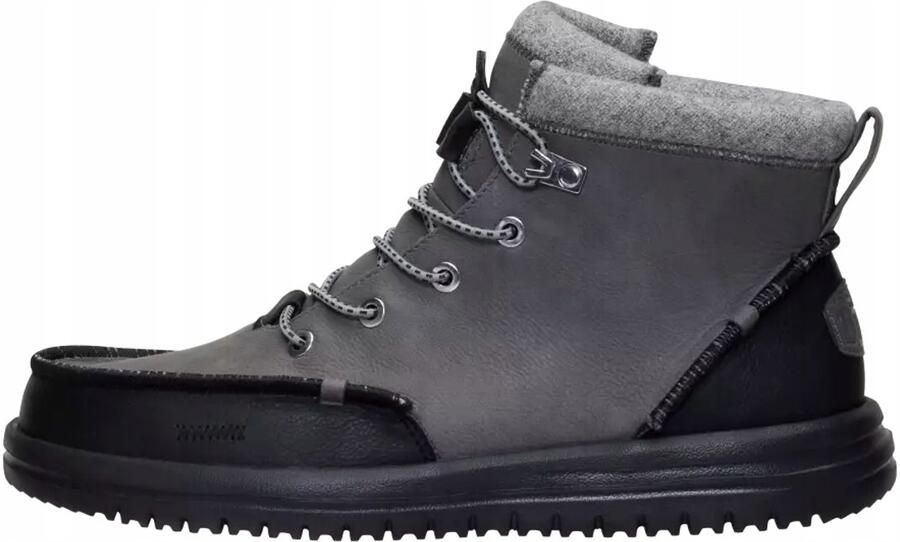 Hey Dude Classic Bootschoenen Granite Grijs Elastsiche Veters Weersbestendig