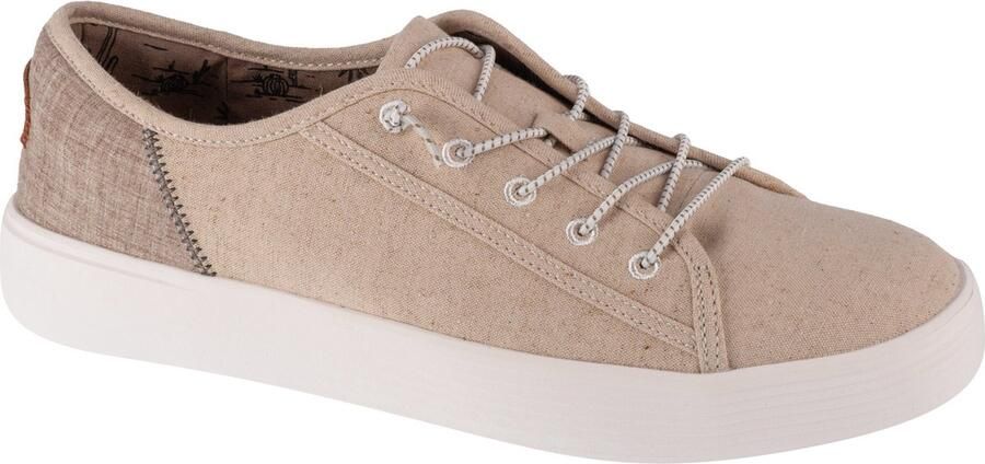 Hey Dude Craft Linen Mannen Beige Sneakers