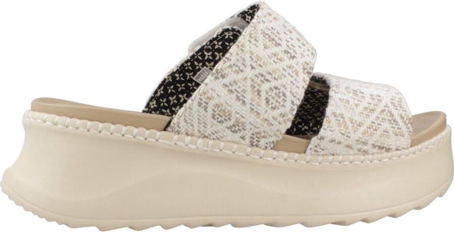 Hey Dude Delray Serie Platform Sandalen TAN MULTI EVA Zool Flex & Fold Technologie