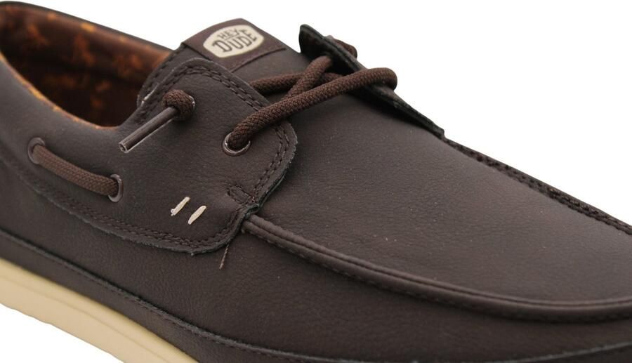 Hey Dude Harbor Lo Classic Heren Loafers Imitatieleer Bruin