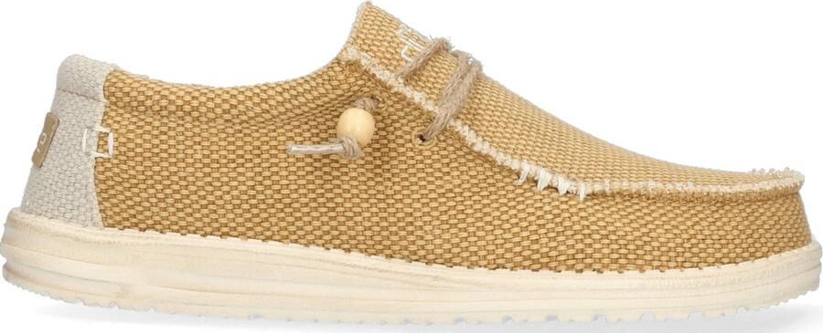 Hey Dude HEYDUDE Wally Braided Heren Instappers Ocra | Geel | Katoen