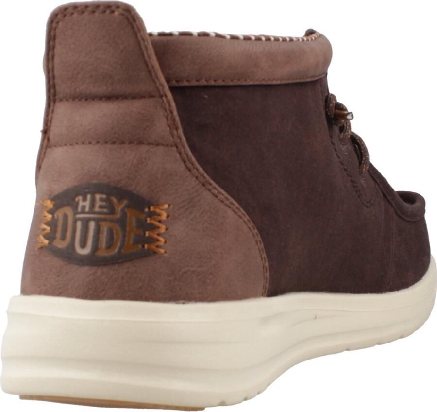 Hey Dude HeyDude Wally Mid Mokassins 42 Mole Brown Downtown Brown Flexibele Pasvorm